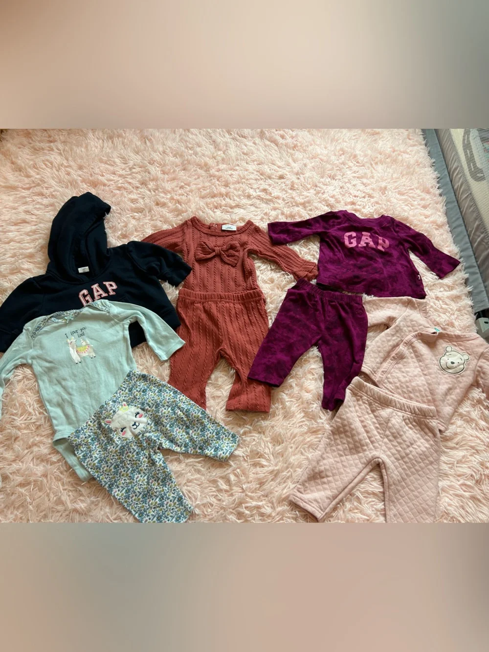 GAP Baby Apparel Set — Navy, Mint, Rust, Plum, Blush
